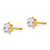 14k Madi K 4mm CZ Birthstone (Jun) Screwback Earrings SE164