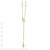 14k Polished Beaded Rosary 16.5 inch Necklace SF2514-16.5