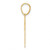 14k Polished Number 51 Pendant APN51