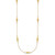 14k Polished and D/C Fancy Beaded 18in Necklace SF2461-18