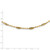 14K Polished D/C and Textured Fancy Beaded 17in Necklace SF2932-17