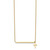 14k Polished Cross w/ 2in ext. Necklace SF2658-13