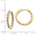 14k VS Diamond Hinged Hoop Earrings XE866VS