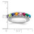 Sterling Silver Rhodium-plated Family Jewelry Ring XMR8/8SS-5