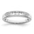 14K White Gold Family Jewelry Genuine Stone & Diamond Set Ring XMRW48/3GY