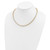 14k 18in 4.5mm Polished Fancy Link Necklace SF425-18