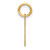 14ky Initial Letter L Initial Charm XNA1338Y/L