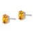 14k White Gold 8x6mm Oval Citrine Earrings XE88WCI
