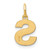 14ky Letter S Initial Pendant XNA1337Y/S