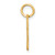 14ky Letter C Initial Pendant XNA1336Y/C