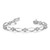 14k White Gold AAA Diamond Fancy Bracelet X789WAAA