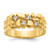 14k IBGoodman Men's 1/3 carat Diamond Nugget Complete Ring B09706-4YAA