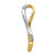 14k Two-tone Slide SL545