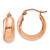 14k Rose Gold Hoop Earrings TF572