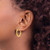 14k Rose Gold Hoop Earrings TF572