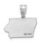 14KW Iowa State Pendant XNA707W-IA