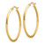 14K Polished Hoop Earrings TF1632
