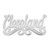 10k White Gold Large Polished Name Plate 10XNA1059W