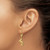 14K 3-D Pelican Standing Leverback Earrings TF1810