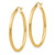 10K Polished 2.5mm Lightweight Tube Hoop Earrings 10T925L