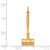 14k 3-D Gavel Charm A1176