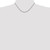 14K White Gold 16 inch 2.5mm Regular Rope with Lobster Clasp Chain W018S-16