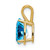 14k Blue Topaz pendant XP426BT