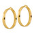 14K Polished Hoop Earrings TF1992