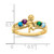 14k Synthetic Family Jewelry Ring XMR18/4SY