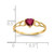 14k Ruby Birthstone Ring XBR160