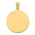 14k Polished and Satin St Joseph Medal Hollow Pendant XR1341