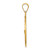 14k Polished and Satin St Francis Medal Hollow Pendant XR1323