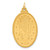14k Solid Polished/Satin Medium Oval Miraculous Medal XR1758
