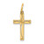 14K Laser Designed Cross Charm XR1048