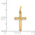 14K Laser Designed Cross Charm XR1048
