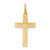 14K Laser Designed Cross Charm XR1048