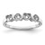 Sterling Silver Rhodium-plated Family Jewelry Mounting XMR85/4SSM-9