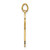14k Polished Solid Chai Symbol Pendant XR2007