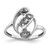 Sterling Silver Rhodium-plated Family Jewelry Mounting XMR3/4SSM-7