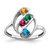 Sterling Silver Rhodium-plated Family Jewelry Mounting XMR3/4SSM-10