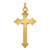 14k Two-tone INRI Hollow Crucifix Pendant XR306