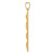 14k Polished Cross Pendant XR1564