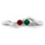 Sterling Silver Rhodium-plated Family Jewelry Mounting XMR86/2SSM-7