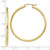 10K Polished 2mm Tube Hoop Earrings 10T919
