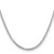 14K White Gold 18 inch 3mm Franco with Fancy Lobster Clasp Chain WFRA100-18
