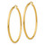 10K Polished 2.5mm Lightweight Tube Hoop Earrings 10T928L