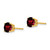 14k 6mm Garnet Post Earrings XE73GA