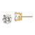14k 8mm Cubic Zirconia Post Earrings XE75CZ