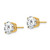14k 8mm Cubic Zirconia Post Earrings XE75CZ