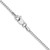 14K White Gold 14 inch 1.4mm Box with Lobster Clasp Chain WLB125-14